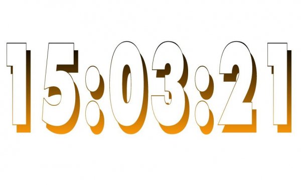 Digital shadow clock by Wanlian