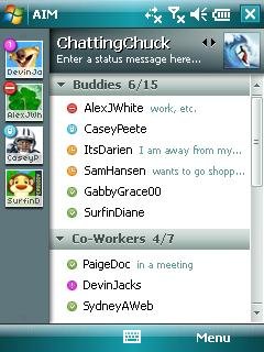 AIM 2.2.1.1 for Windows Mobile