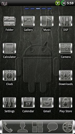 GLASS GO Launcher EX theme v.1.14
