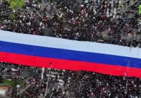 Митинг Не отдадим Сербию в поддержку президента Вучича