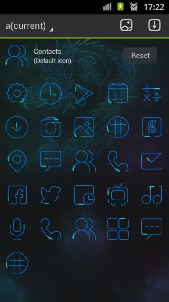 Go launcher theme sunny theme dragonone