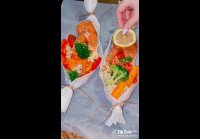 Сёмга с овощами