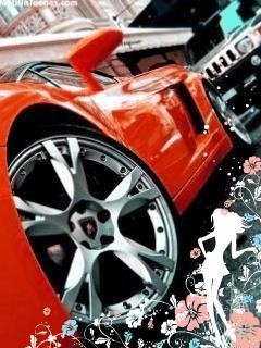 Animated car race
