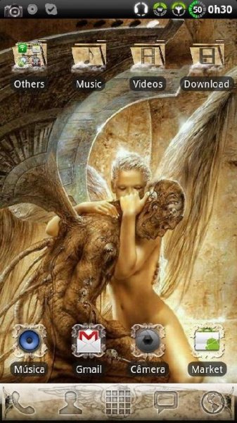 ArchAngel GO launcher EX v.1.02 theme
