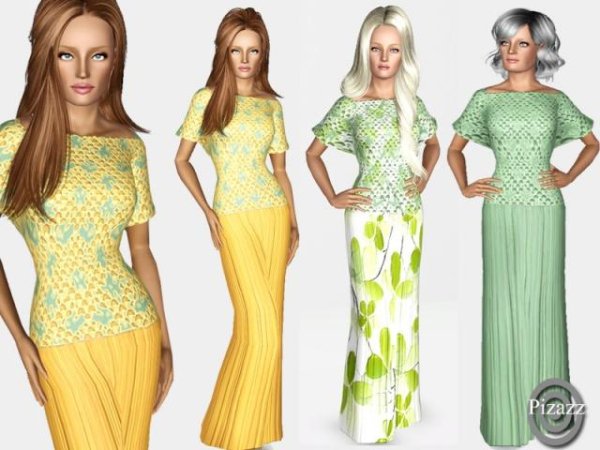 Long Lace Dress - Teen to Elder