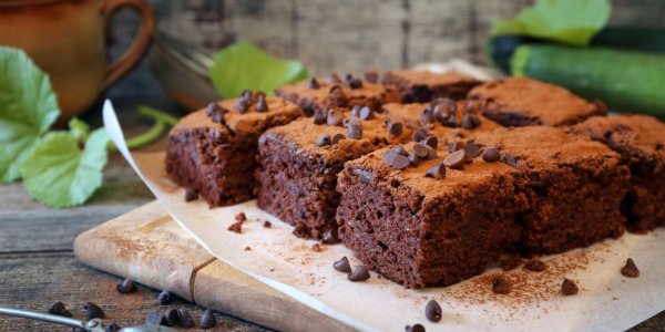 Брауни из кабачка с шоколадом
