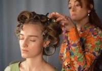 ASMR Retro-Inspired Flower Hairstyle Soft-Spoken Styling,