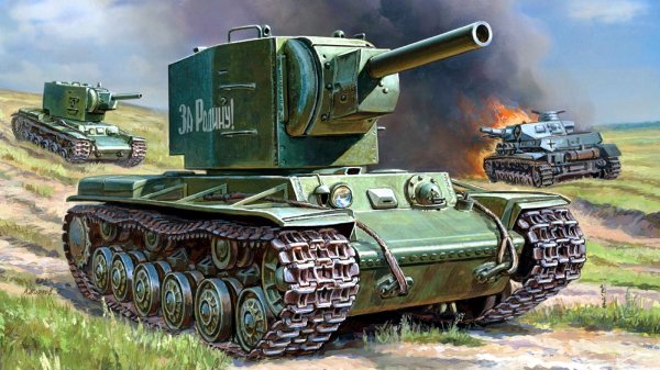 KV-2-Tanks-Painting-Art (Copy)