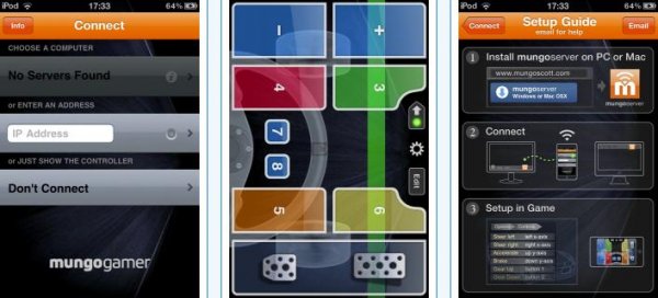 iPhone-iPad как руль в играх