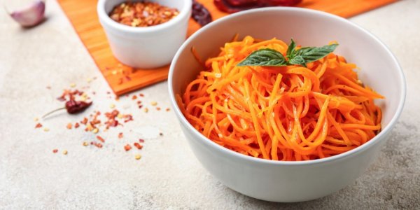 Морковь по-корейски - за 10 минут