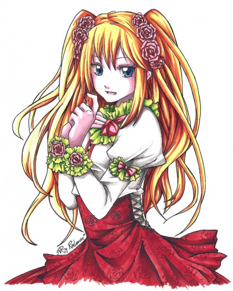 RiaLemone - Copic Girl. Test