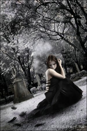 gothic in park