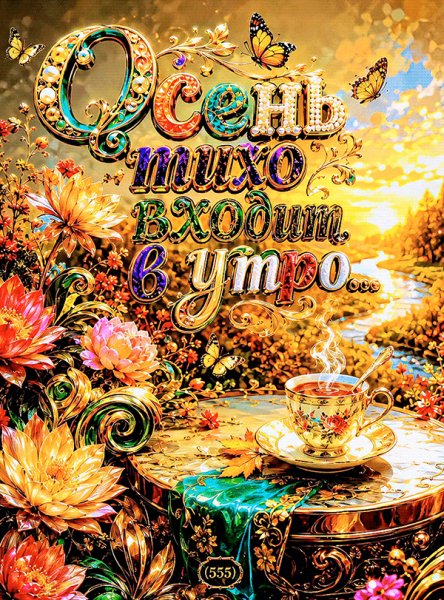 Осеннее-утро