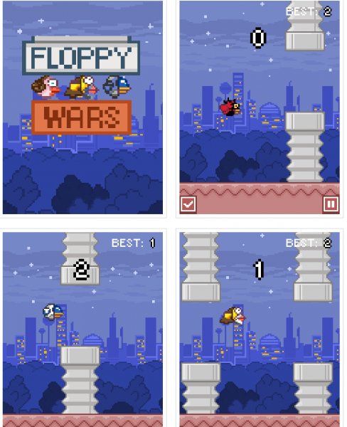 Floppy Wars (Летающие воины)