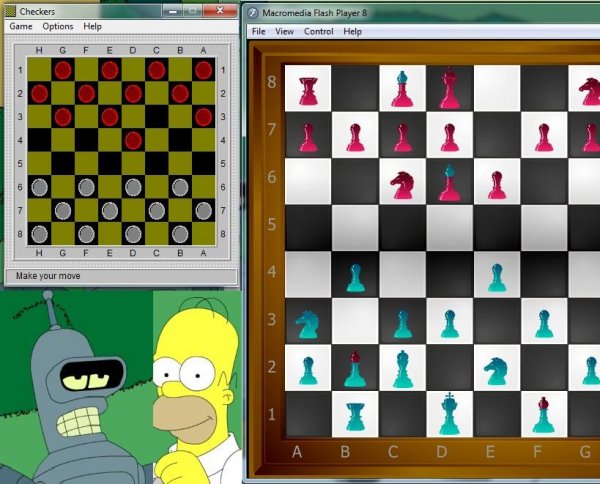 CHECKERS AND Chess