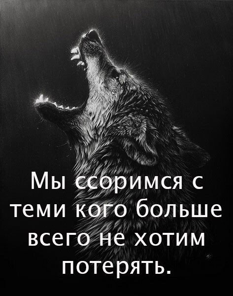 Мы ссоримся