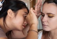 ASMR I Got Autumn Makeup and Hairstyling for a Date by a PRO