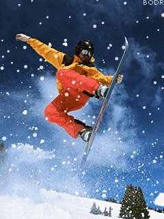 Snowboard.Animacija
