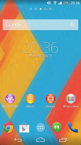Xperia Android KitKat v2.0.0