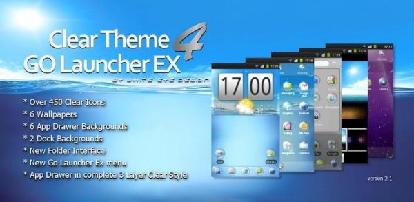 GO Launcher EX Theme Clear