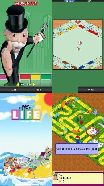 Monopoly and Game of Life Combo 240x320 s40v3