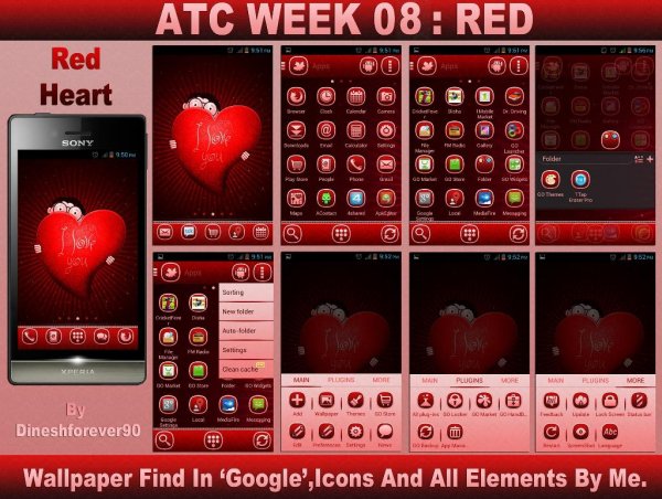 red heart
