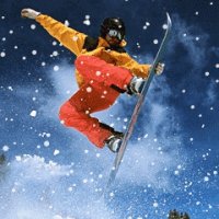 Snowboard.Animacija