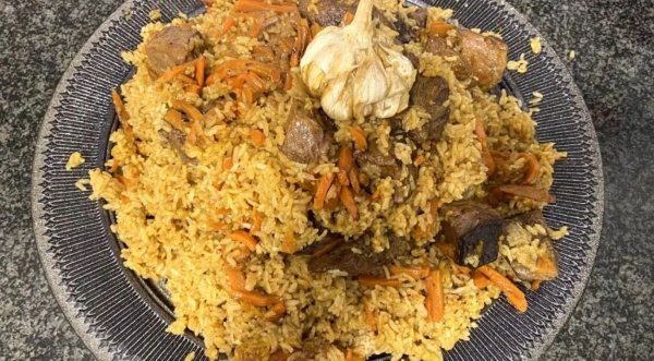 Рассыпчатый плов - в казане