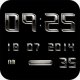 Ametal Digital Clock Widget - v.2.4