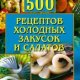 рецептов холодных закусок и салатов