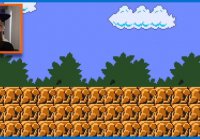 Mario but he CAN'T STOP moving RIGHT