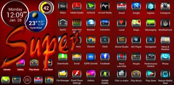 Super Theme Apex Nova Go ADW v1