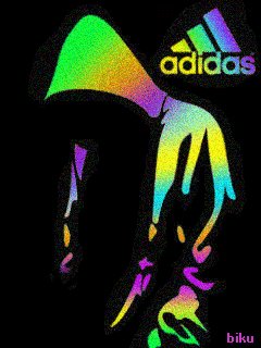 Neon adidas man