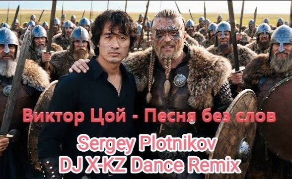 Виктор Цой - Песня без слов (Sergey Plotnikov &amp;amp; DJ X-KZ Dance Remix)