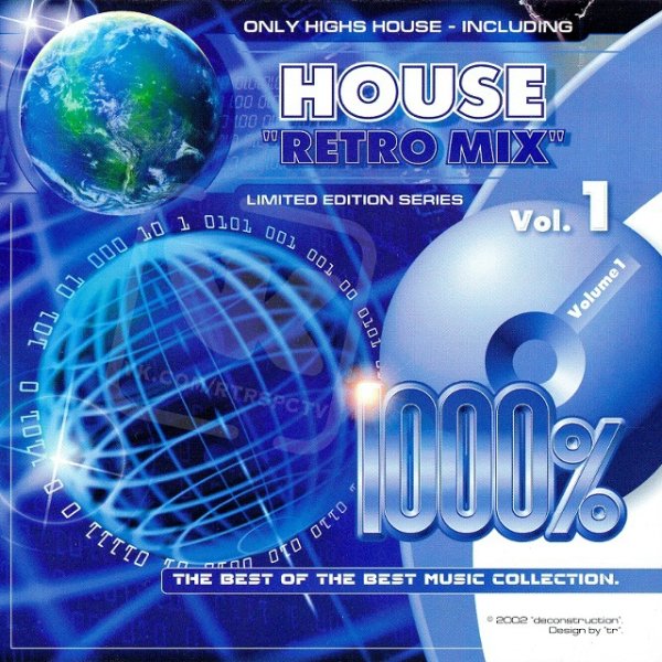 VA - 1000% House (Retro Mix) Vol. 1 (2002) [Cassette vers.]