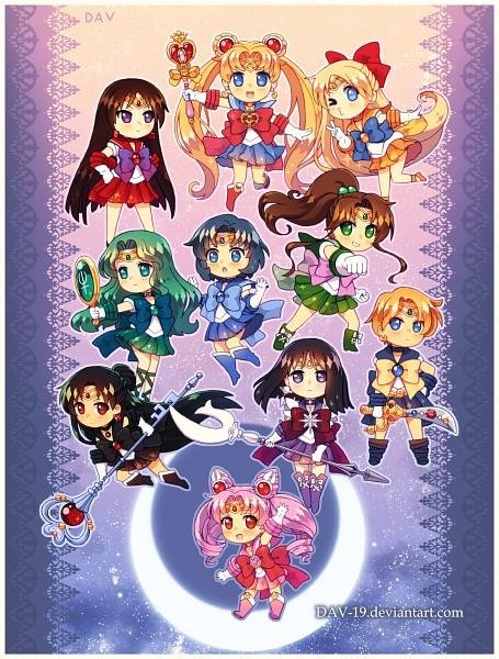Sailor Moon / Сейлор Мун (Перевоплощение) - Sailor Mercury, Mars, Jupiter, Venus