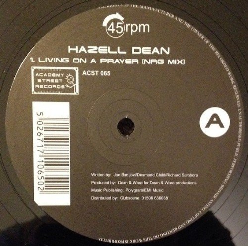 Hazell Dean - Living On A Prаyer (NRG Mix)