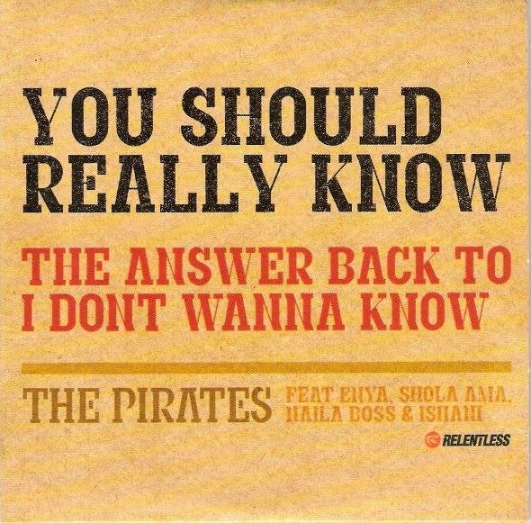 Ashanti,The Pirates Feat. Enya, Shola Ama, Naila Boss - You Should Really Know