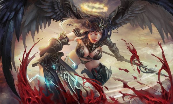 art-angel-padshiy-krylya-nimb