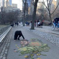 Зелёная саранча, добралась до Нью -Йорка!