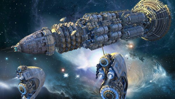 космос звезды spaceships