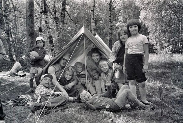 Спортивный лагерь, младшая группа
