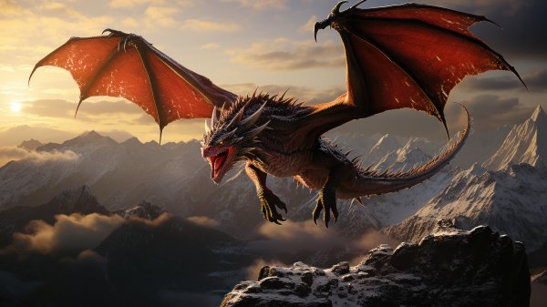 Dragon-flying-fantasy-creature-4k-wallpaper 229@0@k