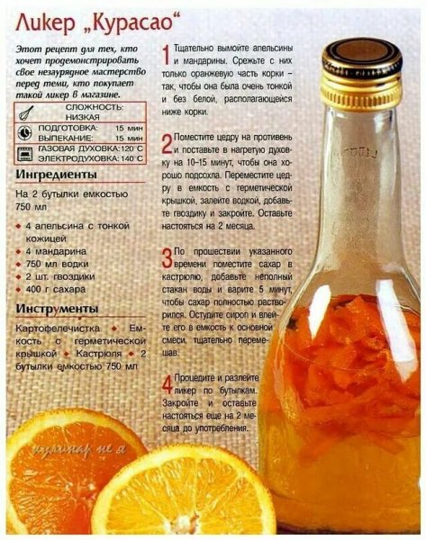Ликёр &quot;Курасао&quot;