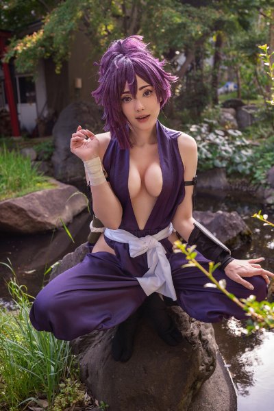 Yuzuriha-(jigokuraku)-Jigokuraku-Misaki-Sai-ero-cosplay-801
