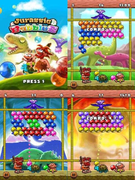 Jurassic Bubbles 240x320 k800