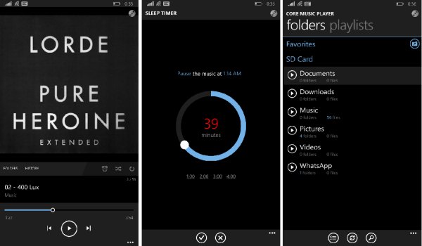 core music player