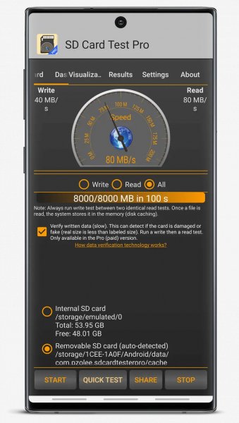 SD Card Test Pro v3.2 (Мод)