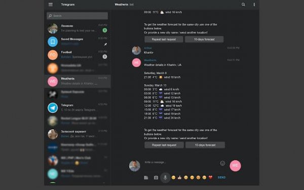 Telegram setup