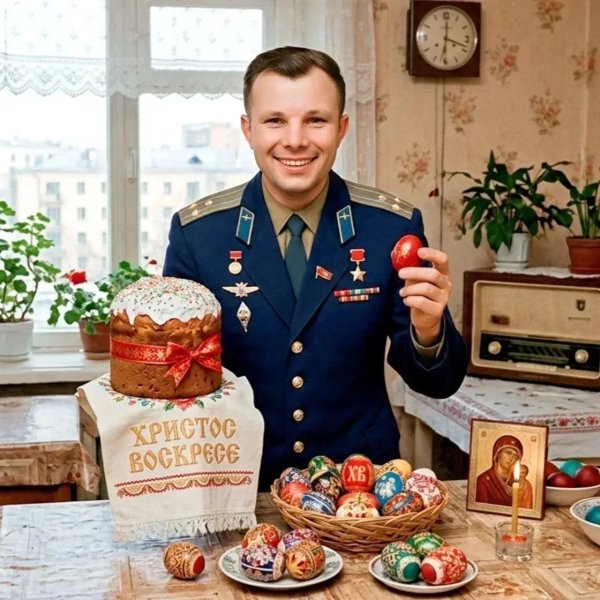 Пасха и день космонавтики